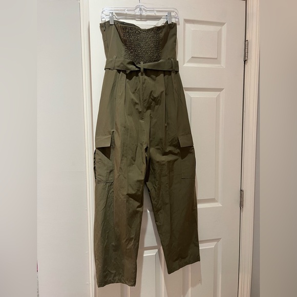 Zara Strapless Cargo Jumpsuit - Picture 7 of 9